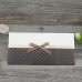 Rectangle Invitation Card with Envelope Tartan Design Thank You Card 